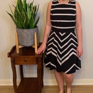 Twee stripped dress banana republic